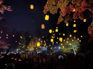 「伊能嘉矩没後１０１年記念　遠野スカイランタンフェスティバル アンコール～もう一度だけ、空へ～」を開催しました